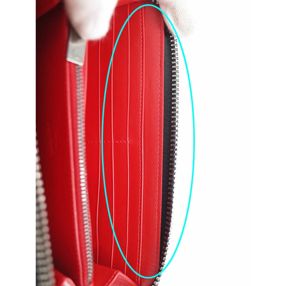 Christian Louboutin Panettone Studded Round Zipper Long Wallet - Picture 5 of 9